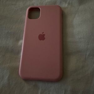 Apple Light Pink Silicon Iphone 11 Phone Case